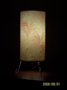 Cylinder accent lamp; 5" x 11"